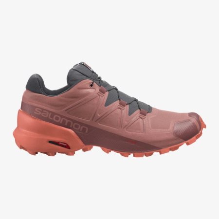 Zapatillas Trail Running Salomon SPEEDCROSS 5 Mujer Rojas (ES-AITV)